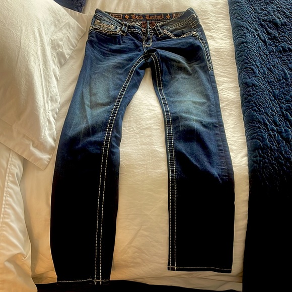 Rock Revival jeans size 27 mid rise perfect condition! - Picture 1 of 10